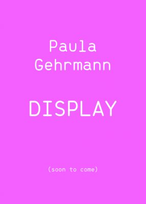 Paula Gehrmann: DISPLAY (Buch)
